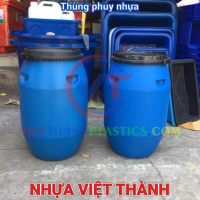 Thùng Phuy 110L Đai Nhựa (TT thực 105L)