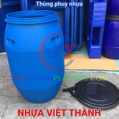 Thùng Phuy 110L Đai Nhựa (TT thực 105L)