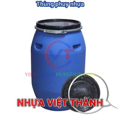 Thùng Phuy 110L Đai Sắt (TT thực 105L)