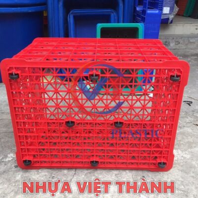 SÓNG NHỰA 8 BÁNH XE – GIẢI PHÁP VẬN CHUYỂN HÀNG HÓA NHẸ NHÀNG, TIẾT KIỆM SỨC LAO ĐỘNG