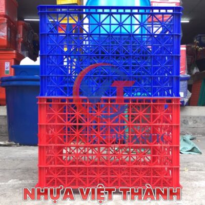 SÓNG NHỰA 8 BÁNH XE – GIẢI PHÁP VẬN CHUYỂN HÀNG HÓA NHẸ NHÀNG, TIẾT KIỆM SỨC LAO ĐỘNG