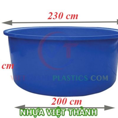 Thùng Nhựa Tròn 4000L – Dung Tích Lớn, Bền Bỉ, Chống Tia UV