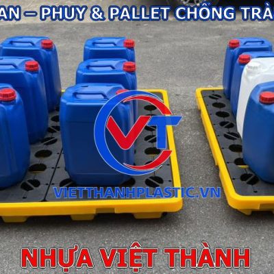 Can – Phuy – Thùng & Pallet Chống Tràn – Giải Pháp An Toàn Toàn Diện Cho Kho Xưởng Hóa Chất