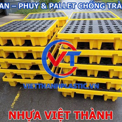 Can – Phuy – Thùng & Pallet Chống Tràn – Giải Pháp An Toàn Toàn Diện Cho Kho Xưởng Hóa Chất