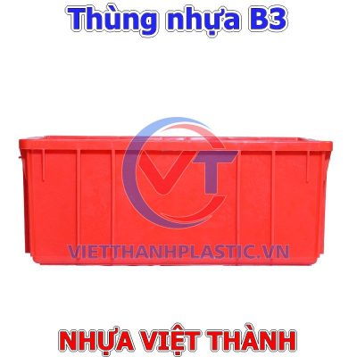 Thùng Nhựa Công Nghiệp B3 | Nhựa Việt Thành – Giá Tốt Tại Xưởng