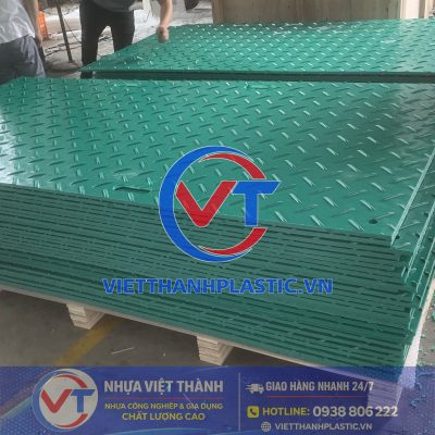 TẤM NHỰA HDPE LÓT SÀN CHỐNG LẦY CHỊU LỰC CAO CHO XE TẢI, XE CONTAINER