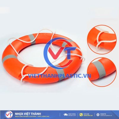Phao Tròn Cứu Sinh Nhựa PE – Độ Nổi Cao, Chống Va Đập, Bền Ngoài Trời | Nhựa Việt Thành