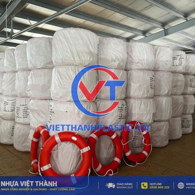 Phao Tròn Cứu Sinh Nhựa PE – Độ Nổi Cao, Chống Va Đập, Bền Ngoài Trời | Nhựa Việt Thành