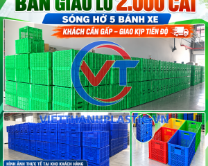 sóng nhựa hở 5 bánh xe HS0199